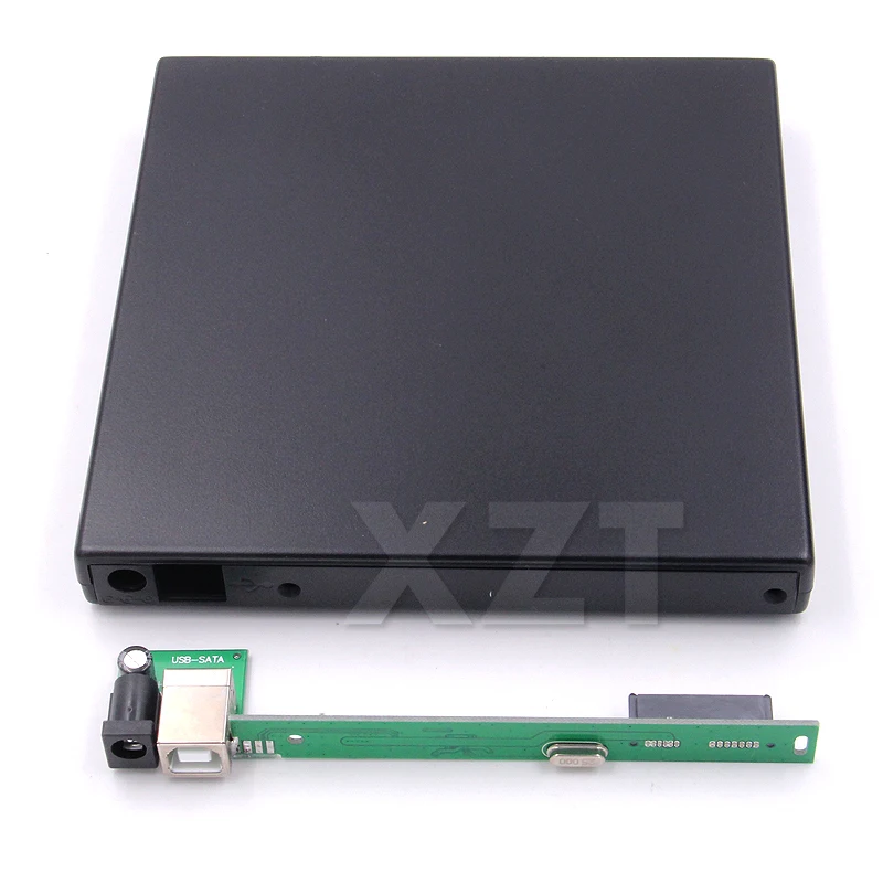 1 шт. USB 2 0 SATA Внешний привод DVD CD Rom IDE чехол 12 7 мм тонкий для ноутбука портативный