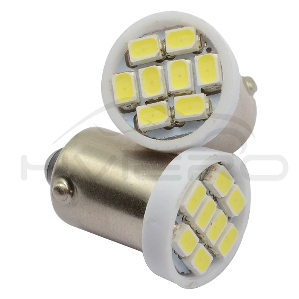 Белый T11 Ba9s автомобильный Led 1206 8smd лампы для чтения T4w гирлянда купол дверной
