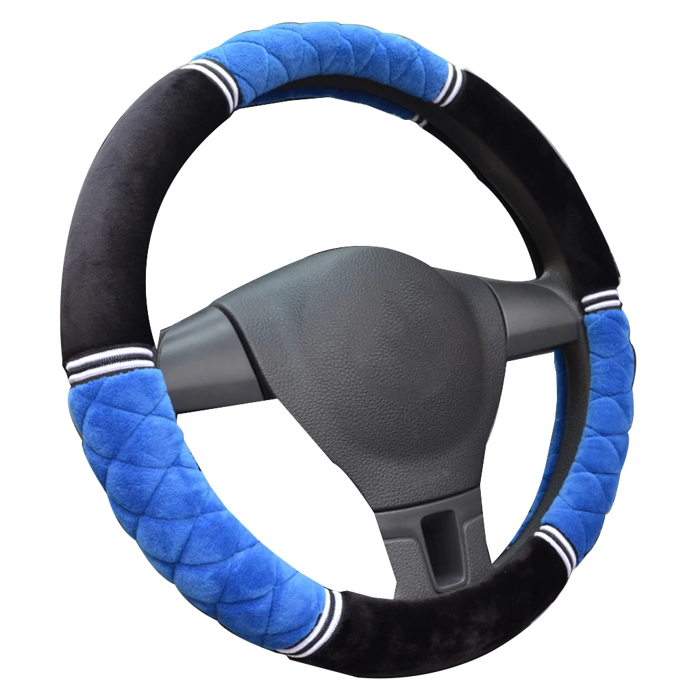 FLY5D The Five Color Short Plush Car Steering Wheel Cover Fashional Delicate Workmanship Suitable for Winter 38CM | Автомобили и