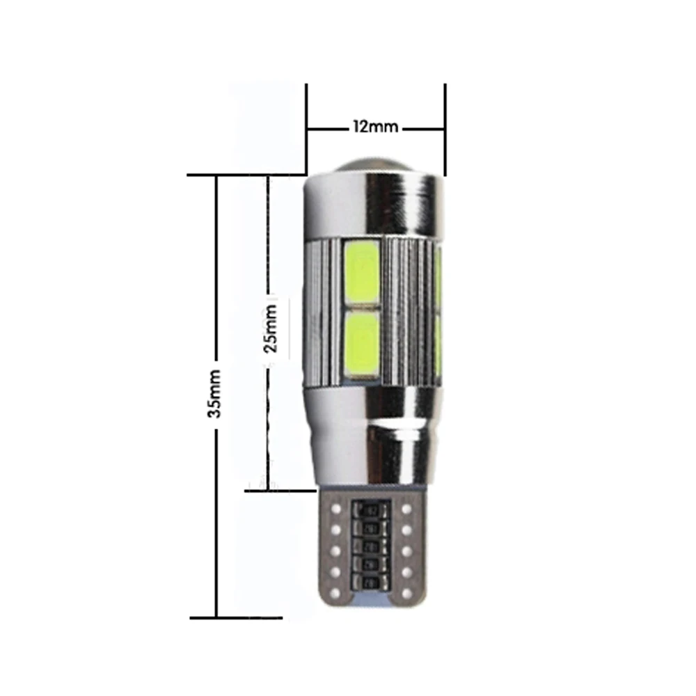 СВЕТОДИОДНЫЙ Автомобильный светильник LVTUSI 10 шт. T10 W5W 194 SMD 5730 парковочный