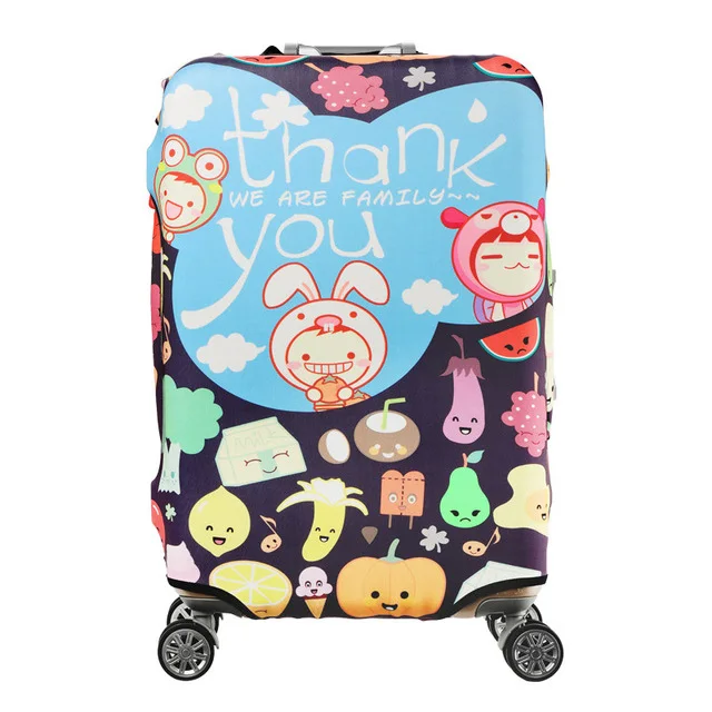 L Luggage Cover Sereqi путешествия Лидер продаж чемодан защитные чехлы мультфильм эластичный чехол для чемодана применяются к 18-32 дюймов чемодан дорожные аксессуары - Цвет: L Luggage Cover