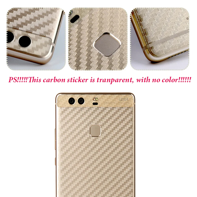 For Huawei P9/P10/Plus Honor 8 Accessories Camera Lens Protector Carbon Fiber Back Sticker Film Rear Cover Protective Guard |