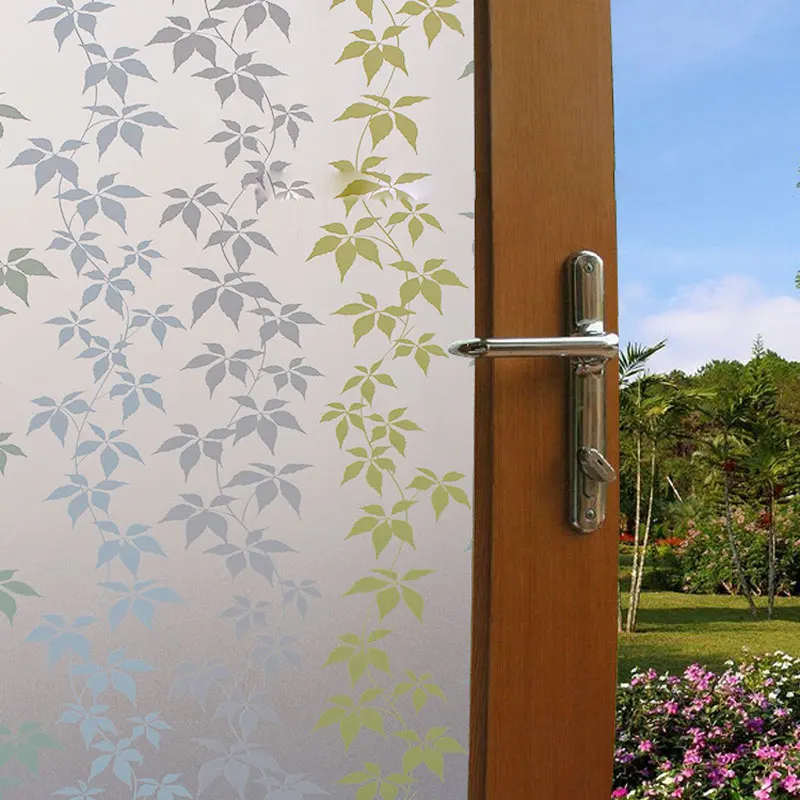 Съемная пять листьев цветок лоза высокого класса цветная печать статическая