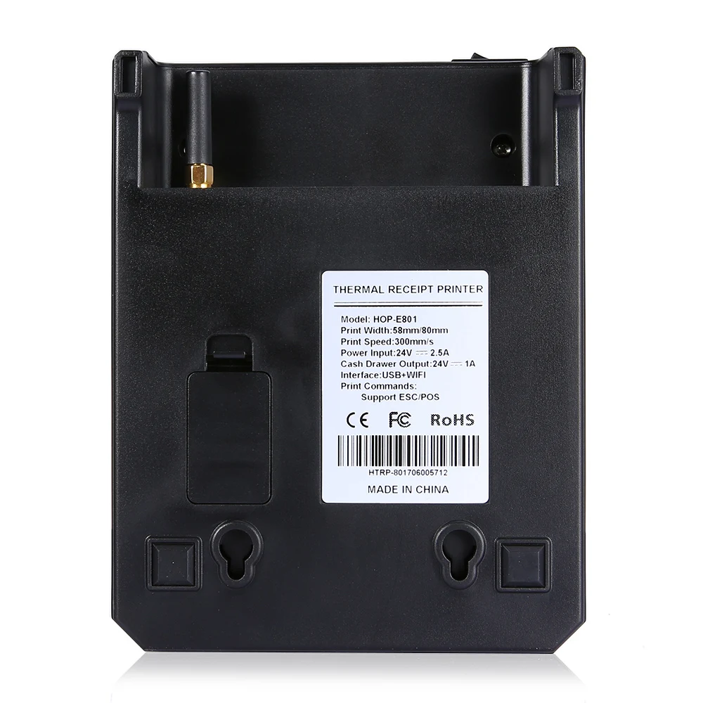 HOIN HOP-E801 USB/Bluetooth/WiFi тепловой чековый принтер полная машина