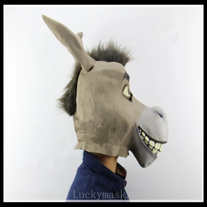 Хэллоуин вечерние Косплэй моделирование осел маска HalloweenCostume реквизит Танцы