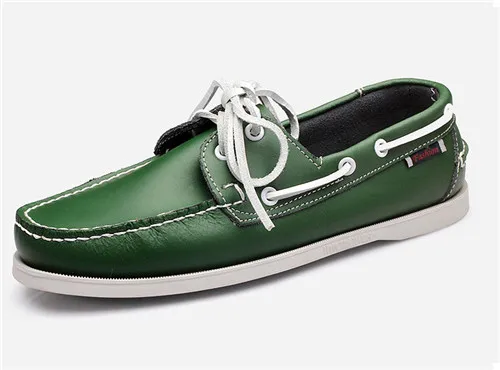Zapatos De Barco/мужские лоферы без шнуровки; повседневная мужская обувь для плаванья; мужские водонепроницаемые мокасины из натуральной кожи; 3#15/15D50 - Цвет: D