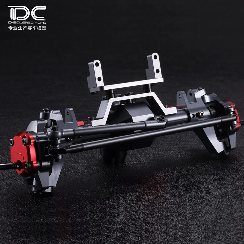 Для алмазной двери dc maebashi 1/10 rc SCX10 передняя ось в сборе (красная/серая) scx10 diamond AX90047