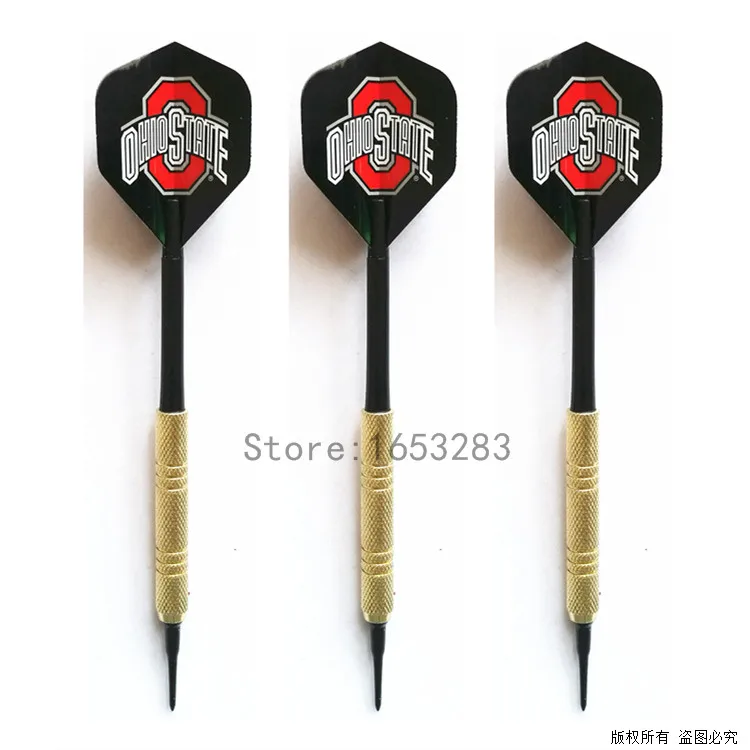 3 шт. дартс набор мягкий наконечник черный вал Дартс для электронной дартборд