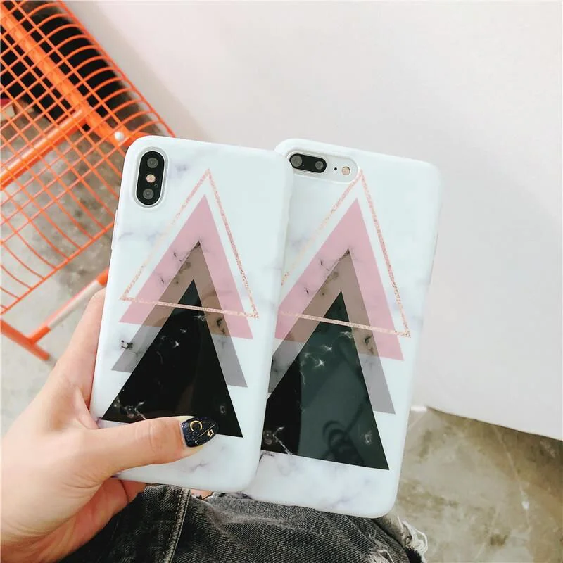 Новый мрамор для iphone7plus Чехол мобильного телефона Apple XS Max защитный чехол XR сумка