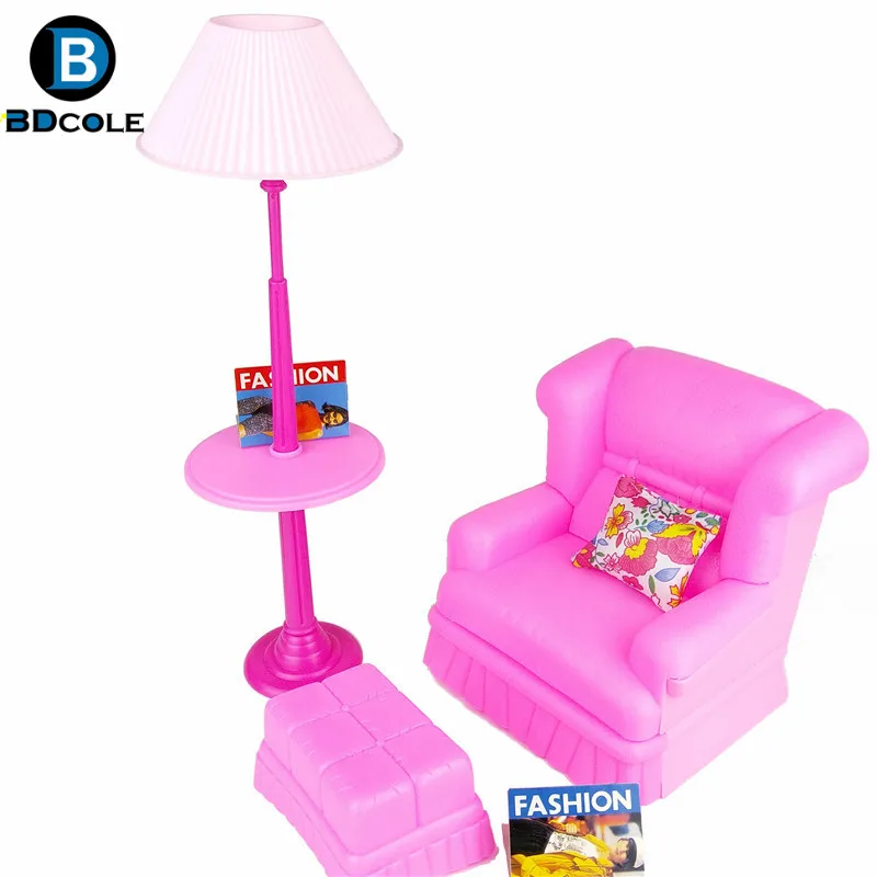 Игровой Набор Lounge Play в гостиную ролевые игрушки для кукольного дома Барби том