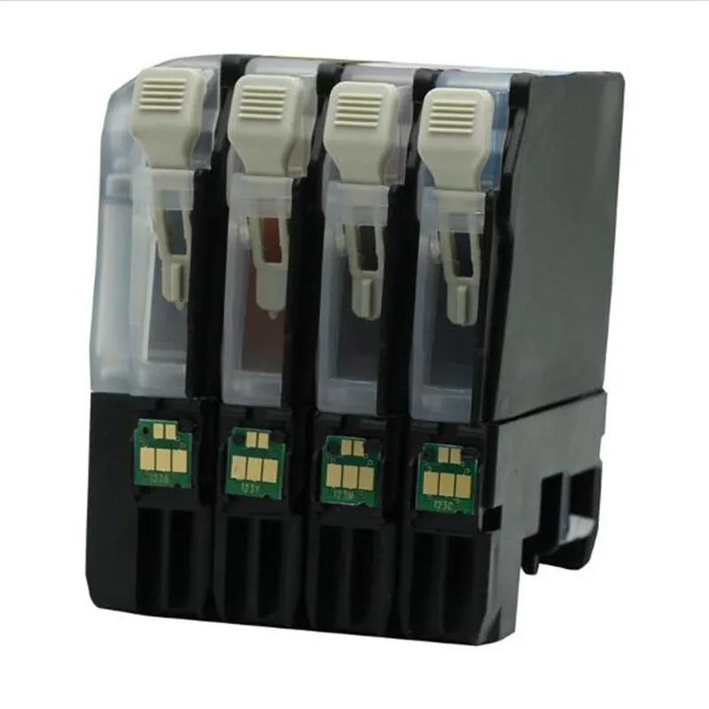 4pcs LC121 BK/C/M/Y full Inkjet Ink Cartridges compatible For Brother DCP-J552DW/ DCP-J752DW/ MFC-J470DW/ MFC-J650DW Printer | Компьютеры