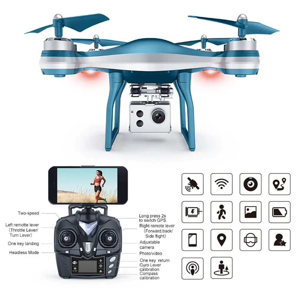 K10 Drone автоматическое позиционирование кондиционер HD Антенна четыре оси самолета