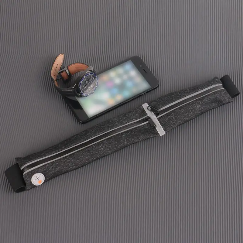 Unisex Ultra-thin Waist Bag Multifunction Fanny Pack Anti-theft Hidden Money Belt Phone Belt Portable Sport Running Belt Bag