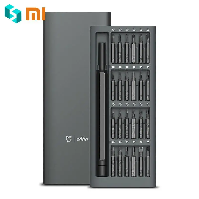 Оригинальный Xiaomi Mijia инструменты Wiha 24 В 1 Точная отвертка комплект 60HRC магнитные