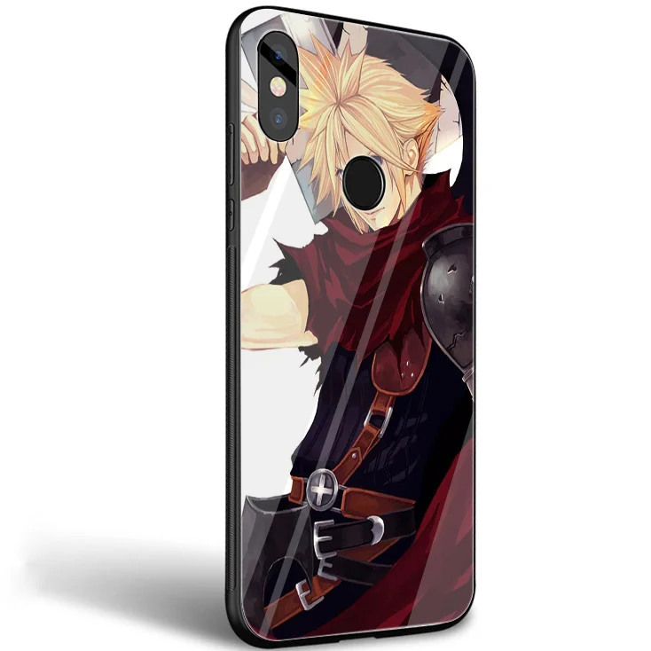 GerleeK стеклянный чехол из ТПУ Final Fantasy VII FF7 для Xiaomi 8 Lite A1 9 pocophone F1 Redmi Note 5 6 7 Pro 6A