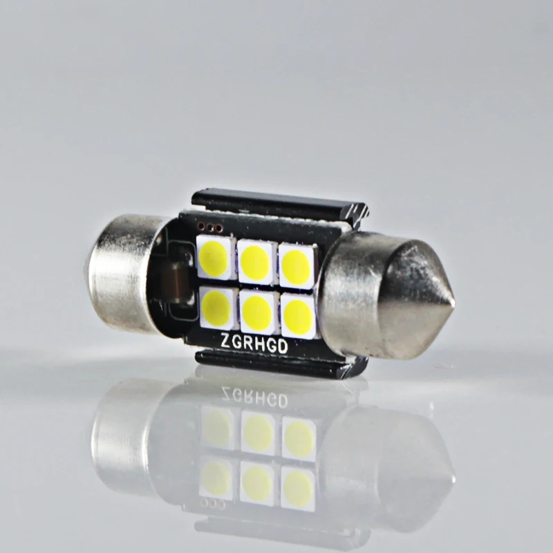 2X Новый Festoon свет CANBUS 31 мм 36 39 41 C5W C10W led без ошибок интерьер автомобиля лампочки