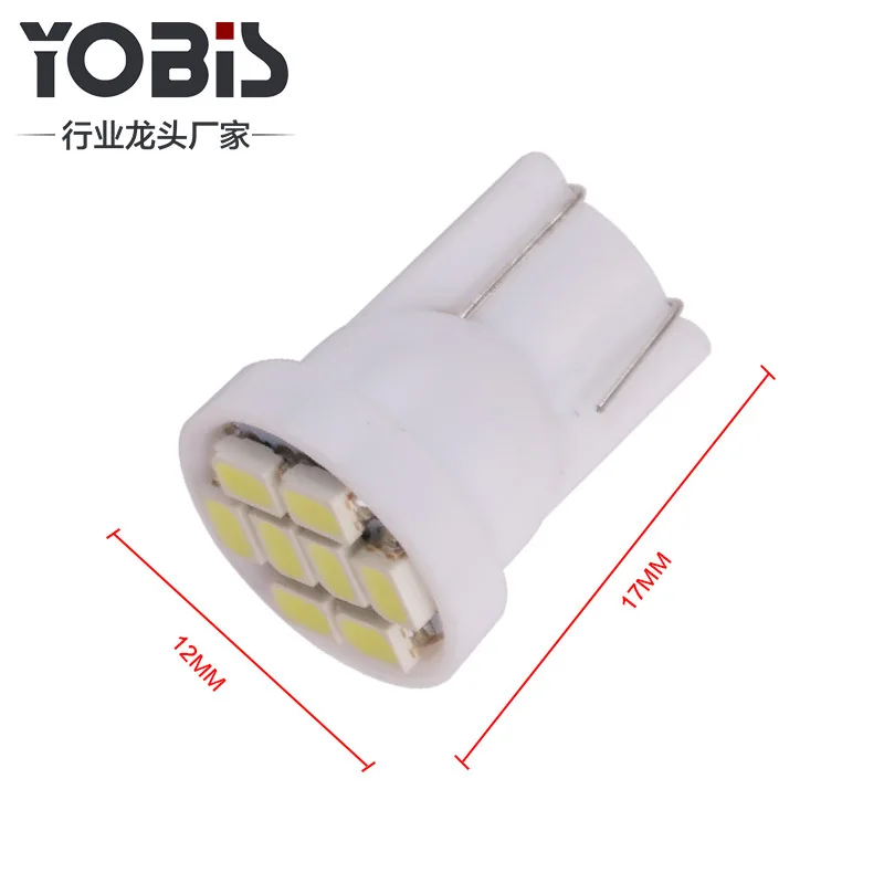 10 шт. T10 светодиодный W5W автомобильный парковочный светильник 8 SMD 1210 2825 158 192 168