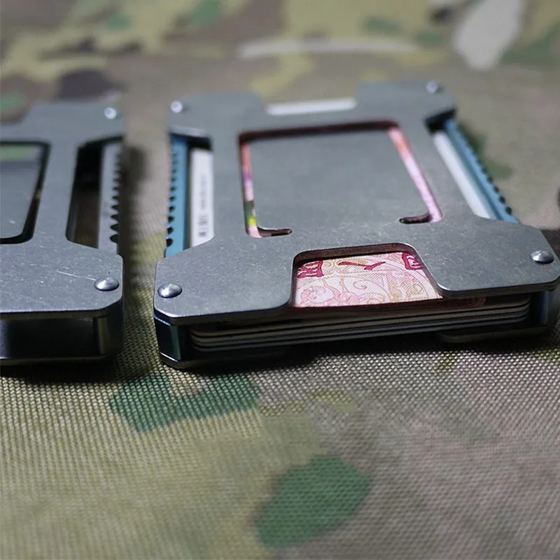Натуральная 89x60x10 мм 64g 5 шт карты Ёмкость Титан TC4 EDC по противодействию коррозии