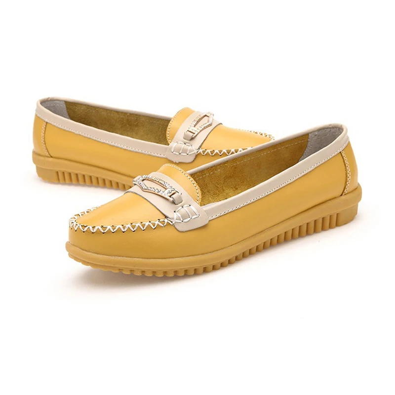 Hosteven/Женская обувь на плоской подошве женская лоферы слипоны мокасины из
