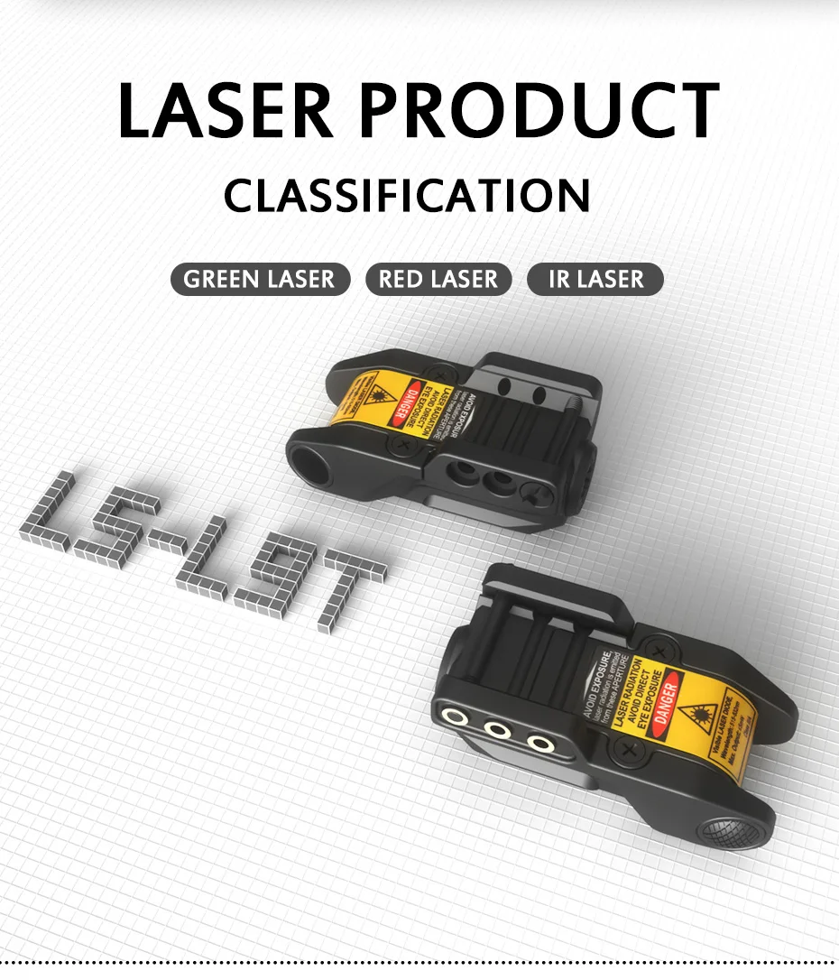 Laserspeed Smart-Touch зеленый лазерный прицел Встроенный перезаряжаемый аккумулятор Subcompact зеленый лазер Fit страйкбол Глок перил пистолет