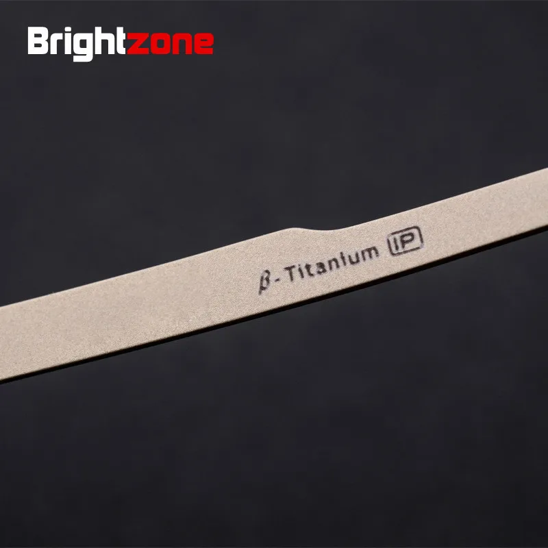 Brightzone супер светильник-вес всего 15 г полный обод 100% чистый Титан Для мужчин