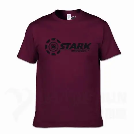Безупречные отрасли футболки Tony Stark iron man летние брендовые хлопковые футболки 16 цветов повседневные футболки с короткими рукавами для фитнеса