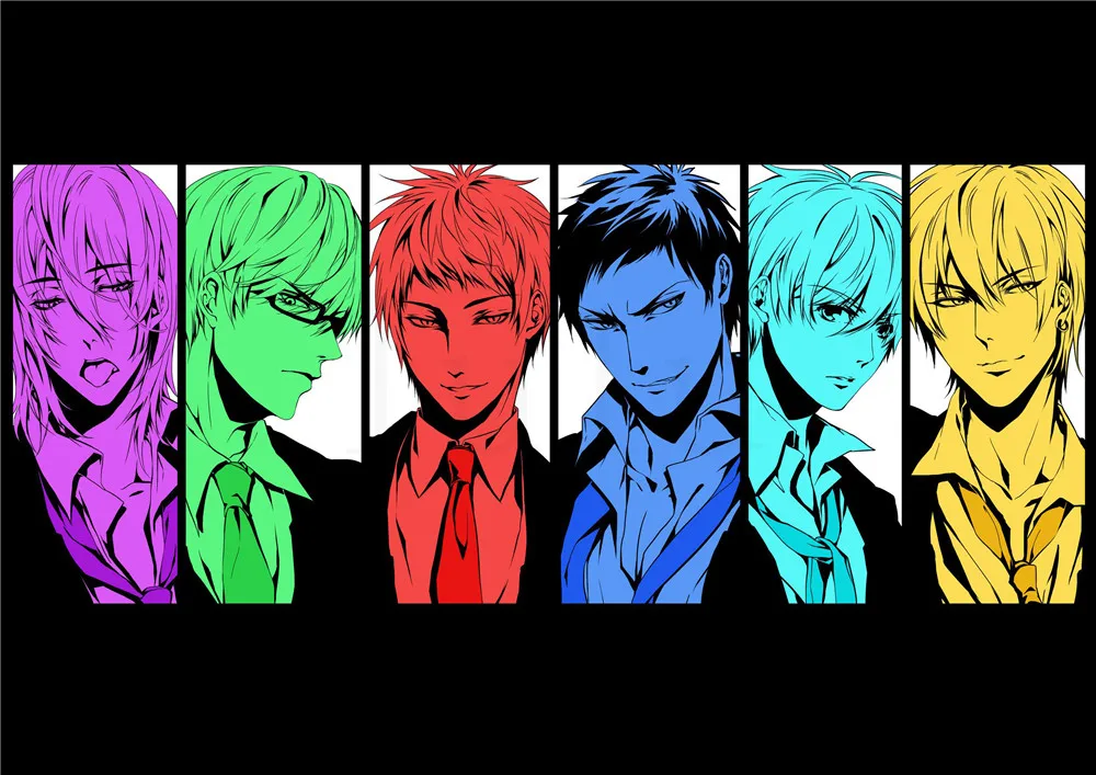 Баскетбольные плакаты Kuroko's наклейки на стену высокое разрешение украшение для