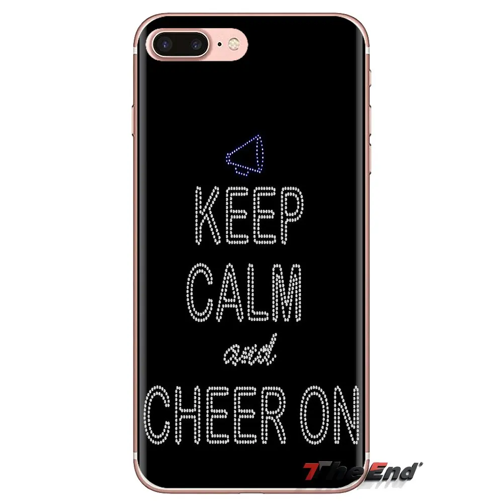 Soft Transparent Cases Cheers Cheerleader Bow To Toe Quote For iPod Touch Apple iPhone 4 4S 5 5S SE 5C 6 6S 7 8 X XR XS Plus MAX |