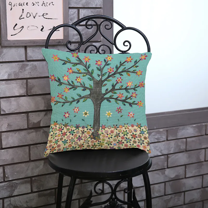 Life Tree цветные декоративные подушки украшения для дома автомобиля дивана