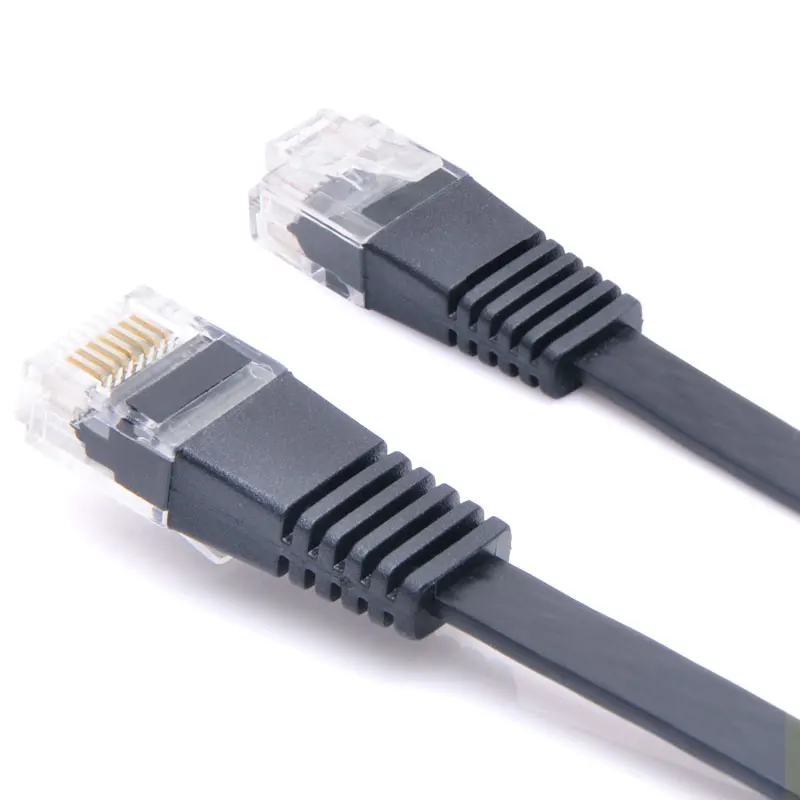 Плоский Ethernet Кабель CAT5e по лучшей цене кабель RJ45 Lan сетевой патч корд для