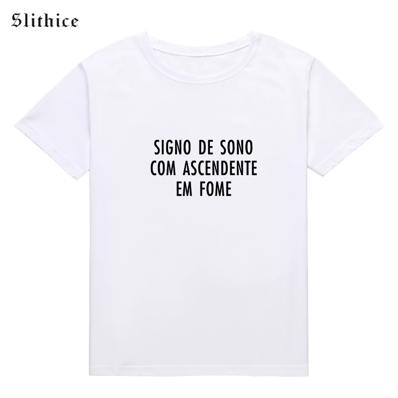 Модная футболка Slithice с испанским буквенным принтом s рубашка коротким рукавом