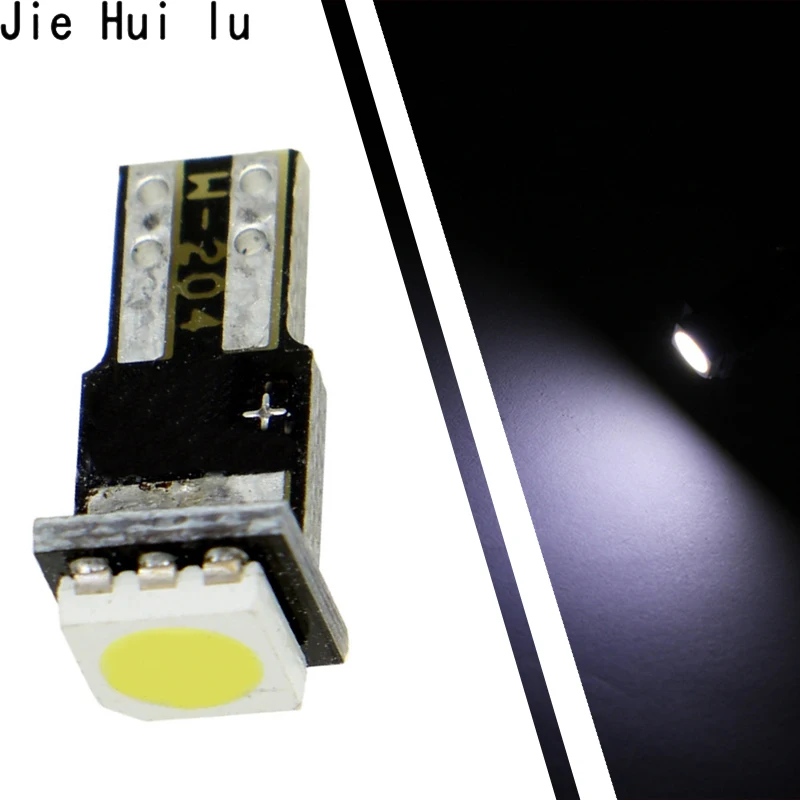 10 шт. T5 5050 1 smd Светодиодная приборная подсветка приборной панели автомобиля Авто