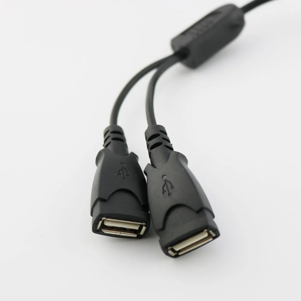 1 шт. адаптер-кабель 5 5x2 мм с разъемом мама на два разъема USB 25 см | Компьютеры и офис