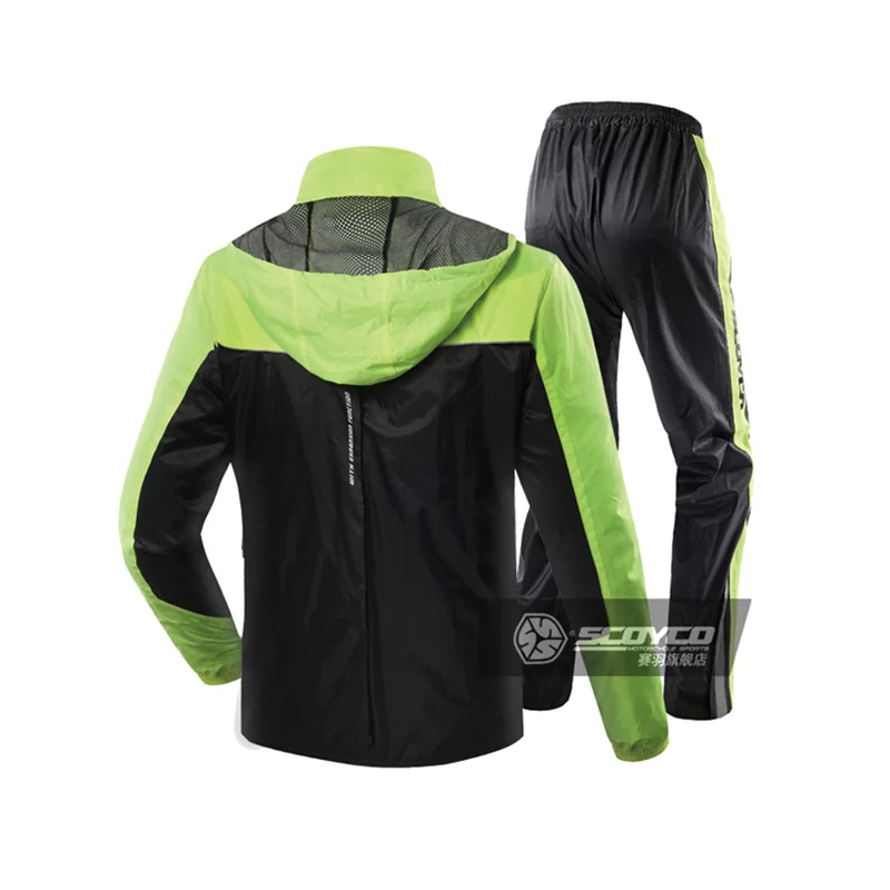 SCOYCO водонепроницаемый Riancoat костюм Светоотражающая мотоциклетная Одежда