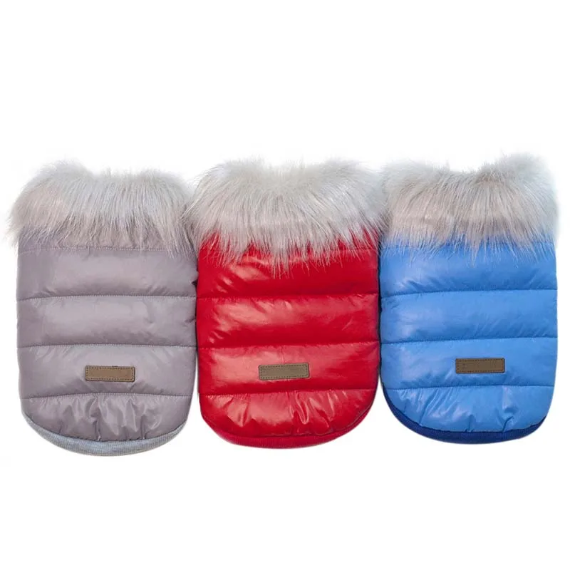 Warm Dog Clothes For Small Dog Windproof Winter Pet Dog Down Padded Clothes Puppy Outfit Yorkie Chihuahua Clothing Jacket&Coat