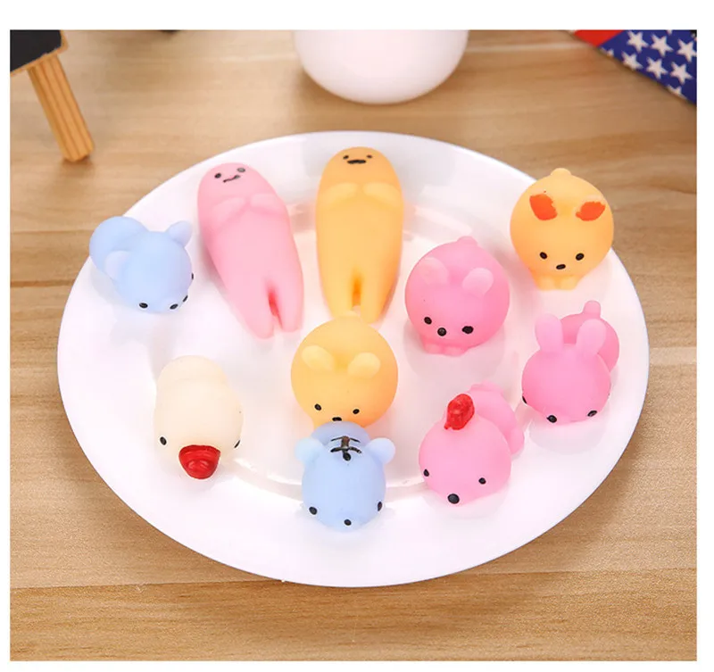 DHL 100 шт./лот милая мягкая игрушка Mochi для детей взрослых антистресс снятия