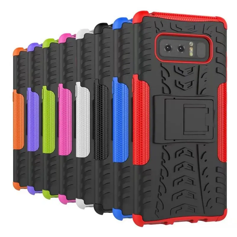 Phone Case For Samsung Galaxy Note 8 Hybrid rugged Defender Shockproof Kickstand Tyre Full Cover | Мобильные телефоны и