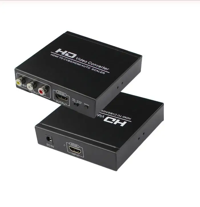 HDMI к CVBS AV/HDMI авто скейлер поддержка NTSC PAL два ТВ формата RCA 1080P для STB DVD PS2 PS3 psp