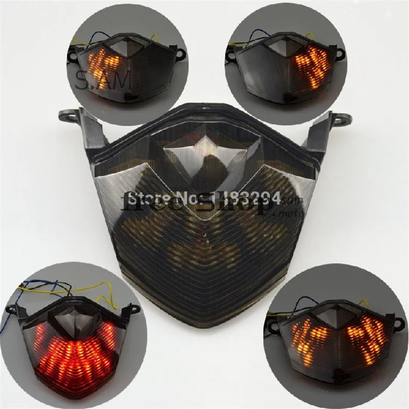 

Светодиодные интегрированные поворотники для мотоциклов, светодиодные стоп-сигналы для мотоциклов, аксессуары для мотоциклов KAWASAKI Z750 07-08 ...