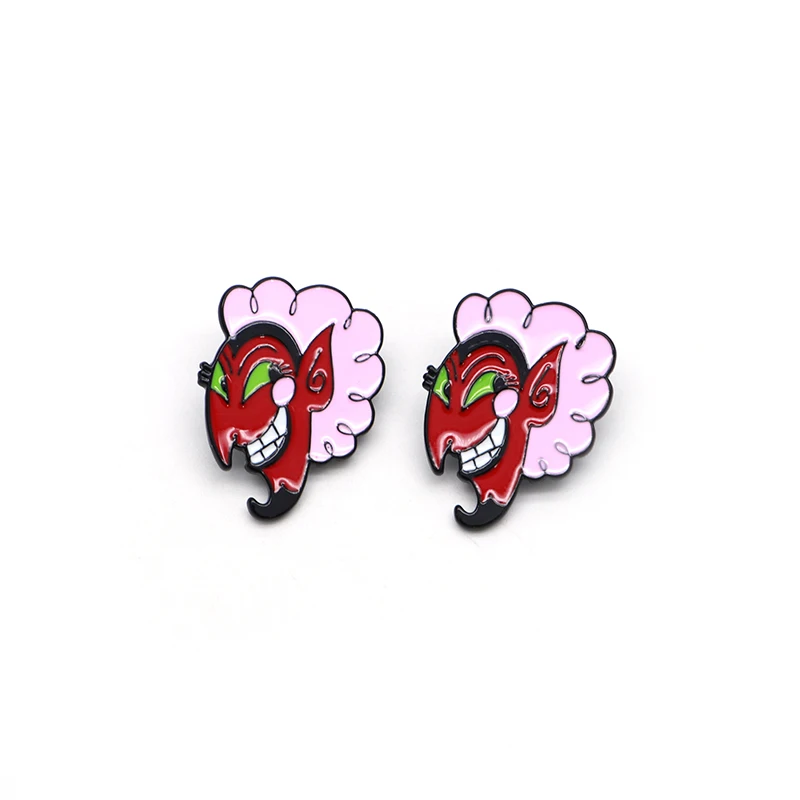 100 шт./лот, забавные Броши Powerpuff, эмалированная булавка для девочек, булавка на лацкане, шляпа/булавки "сумка", джинсовая куртка, Женская Брошь, значок SC4387