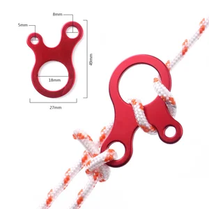 Застежка для веревки для палатки быстрое завязывание узлов, 10 шт., 3 отверстия, противоскользящая, походный, туристический, затягивающий крючков, пряжки для веревки