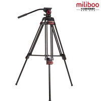 miliboo mtt602a professional tripod stand for camerawith hydraulic head ball kit in stable design for digital dslr