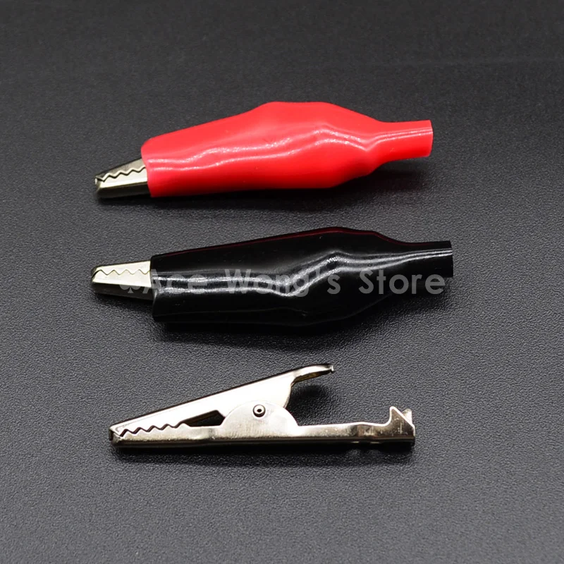 Металлический зажим типа Аллигатор Электрический Крокодила для измерителя 10