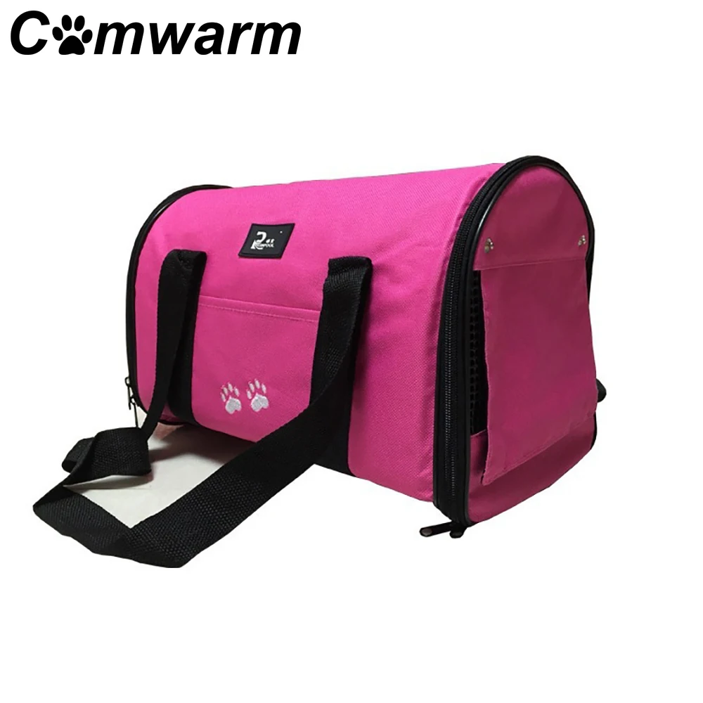 Comwarm, переносная складная сумка для собак, кошек, сумки для щенков, переноска для путешествий, сумка для котенка, коробка, клетка, дышащая сетка, сумочка для домашних животных