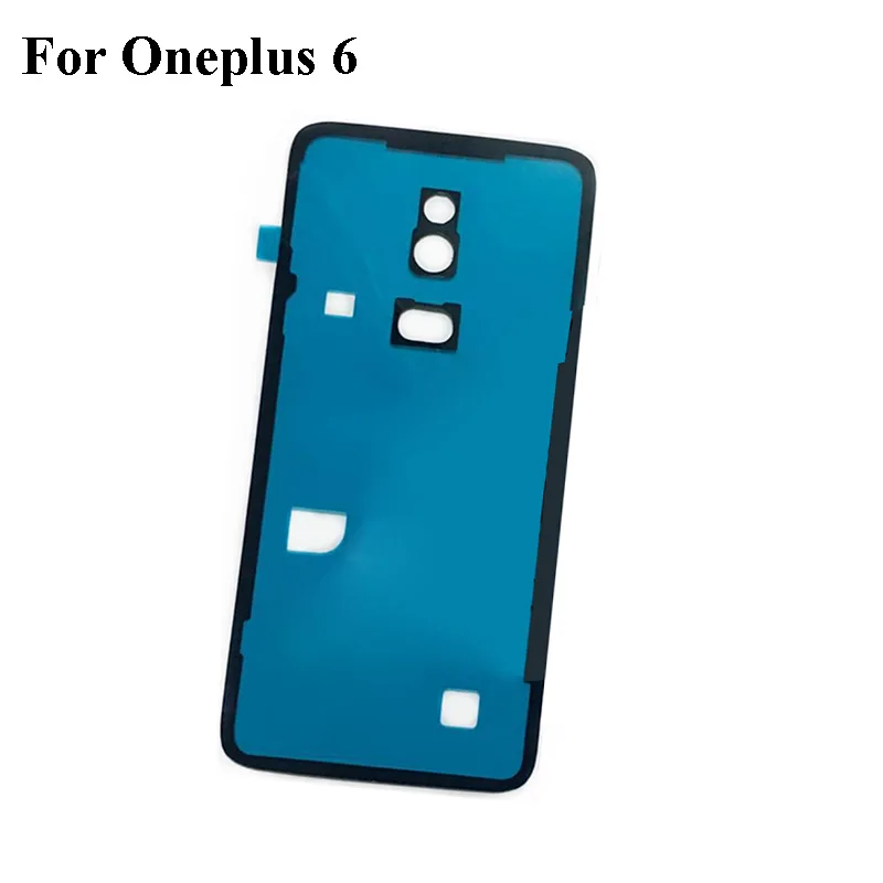 5 шт для Oneplus 6 задняя крышка в Батарея Дверь Крышка батарейного отсека 3 м клей One