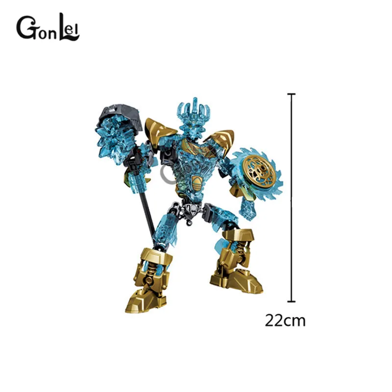 613-1 Новая маска Bionicle светильник Bionicle Lewa Jungle Хранитель рощи строительный блок совместим с 71305 игрушками - Цвет: 613-1