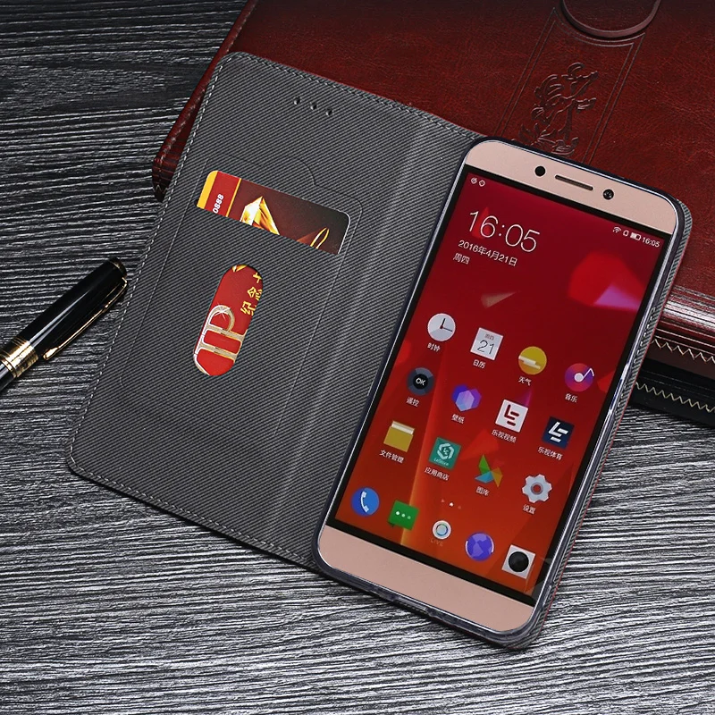 Кейс для LeEco Le 2 Чехол Высококачественная крышка Ретро Флип кожаный кейс делового