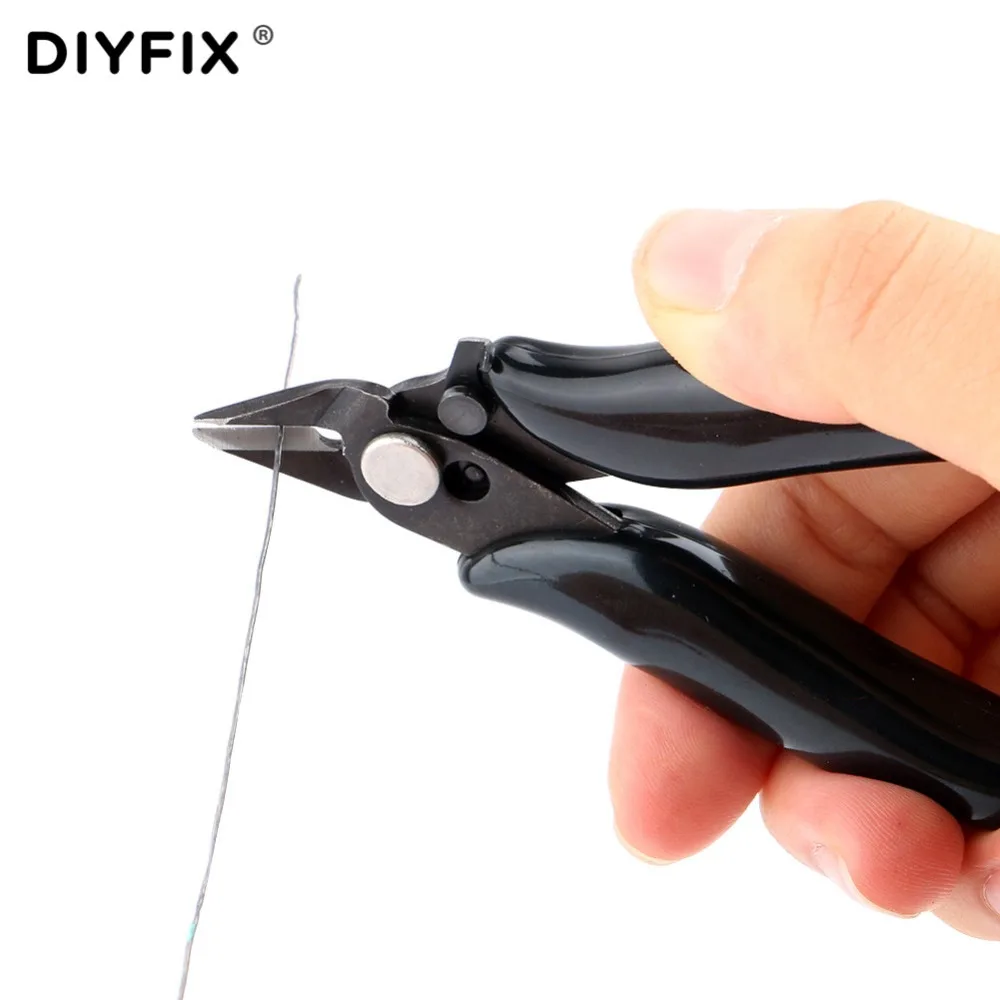 DIYFIX миниатюрные режущие плоскогубцы ножницы для проводов и кабелей с защитным