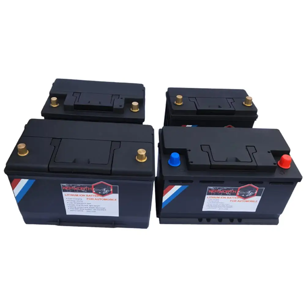 

95D31L/R Motor Car LiFePO4 battery Jump Starter 12V 90AH CCA1600A pack With BMS Voltage Protection Lithium Iron battery