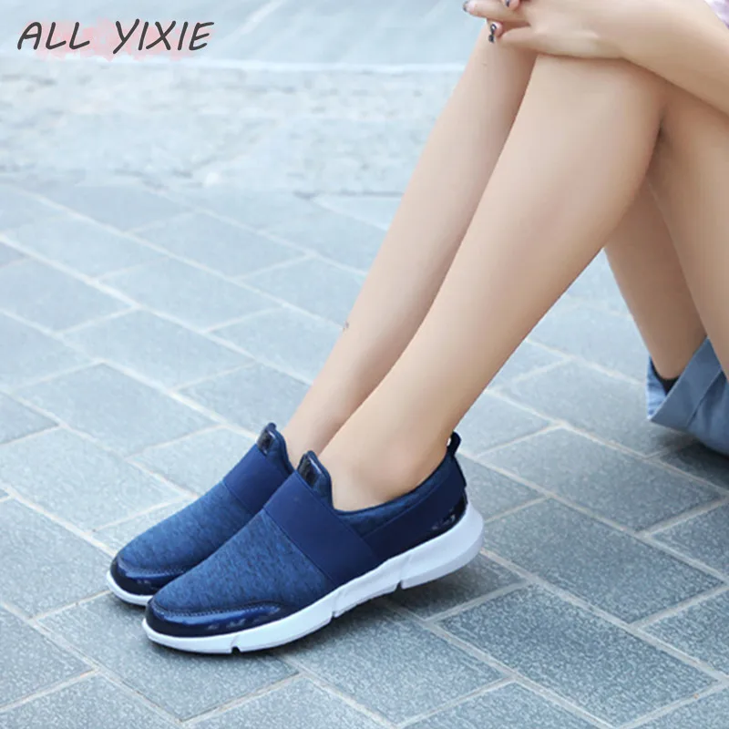 Все YIXIE 2019 Модные дышащие женские кроссовки с вулканизированной подошвой мягкая